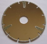 Eletroplated diamond saw blade