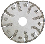 Eletroplated diamond saw blade