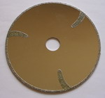 Eletroplated diamond saw blade