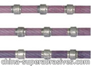 diamond wire saw for marble block squaring