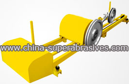 Mini diamond wire sawing machine