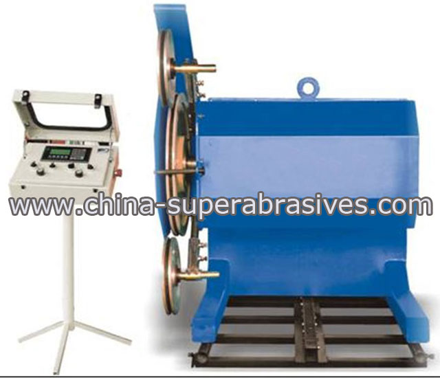 Diamond wire sawing machine