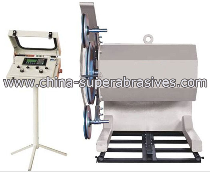 Diamond wire sawing machine