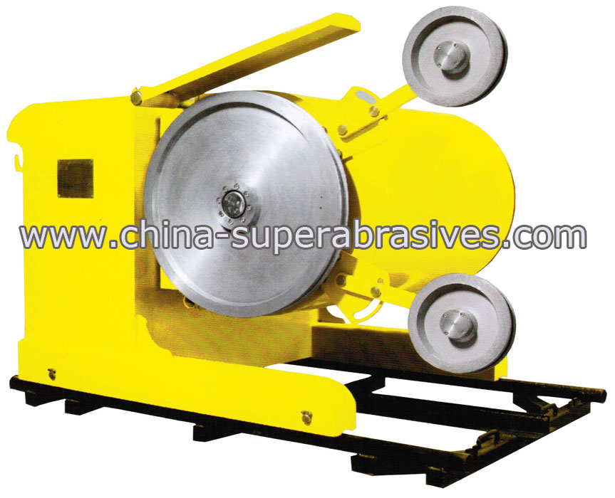 High-performance diamond wire sawing machine