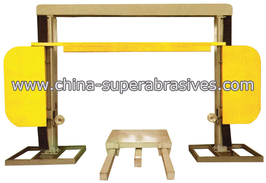 diamond wire sawing machine for profiling and squaring