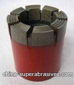 NQ impregnated diamond core drill bit