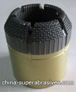 NQ3 surface set diamond core drill bit