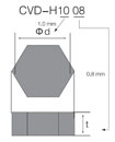 CVD diamnd PCD wire drawing die