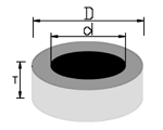 Tungsten carbide round wire drawing die