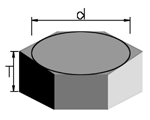 hexagonal wire drawing die